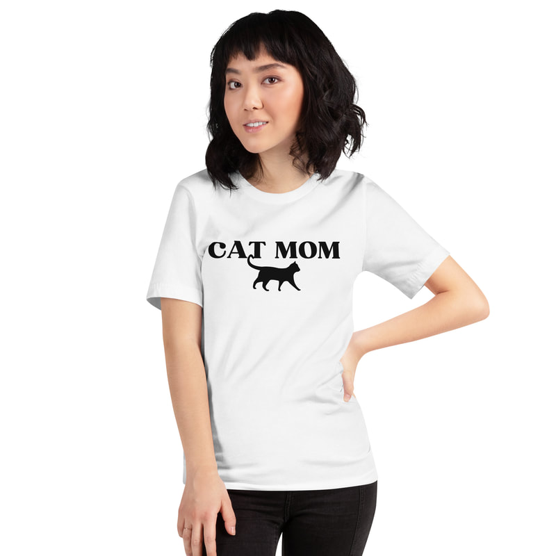 CatCafe Lounge Los Angeles, Cat Mom T-Shirt